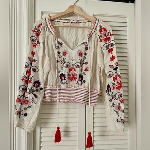 100% Cotton Chelsea&Violet Embroidered Blouse